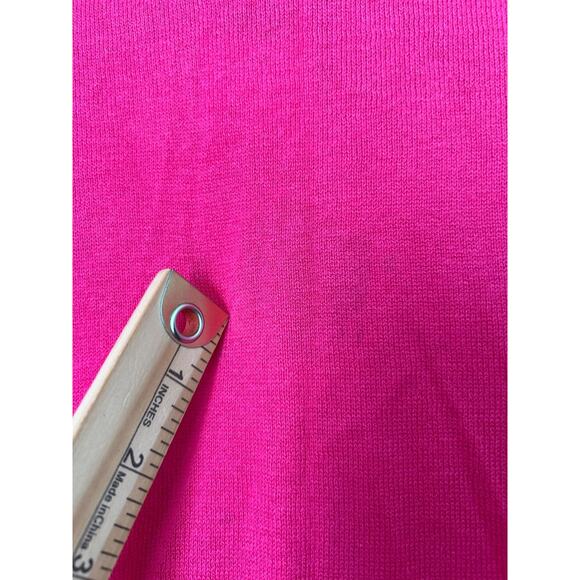 Lane Bryant Sweater Size 26/28 Hot Pink Button Front Long Sleeve Cardigan Casual - Picture 6 of 12
